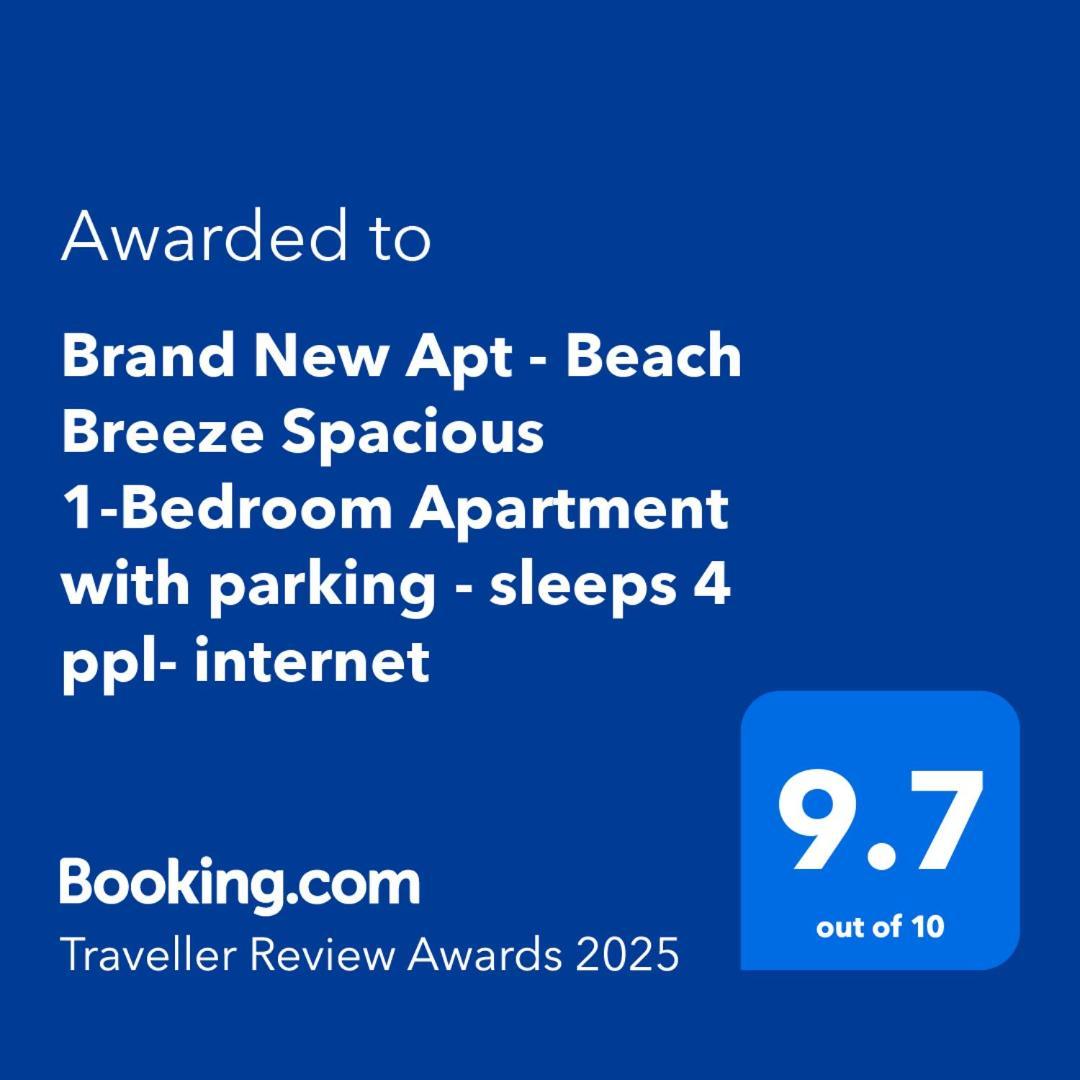 Brand New Apt - Beach Breeze Spacious 1-Bedroom Apartment With Parking - Sleeps 4 Ppl- Internet Bournemouth Eksteriør bilde